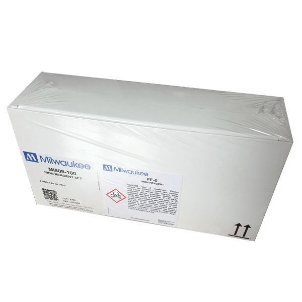 Milwaukee Mi508-100 Iron reagent includes 2 x 20 ml bottles of Fe-O.