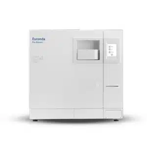 Euronda EXL 9L autoclave can sterilise 5 trays or 3 cassettes simultaneously.